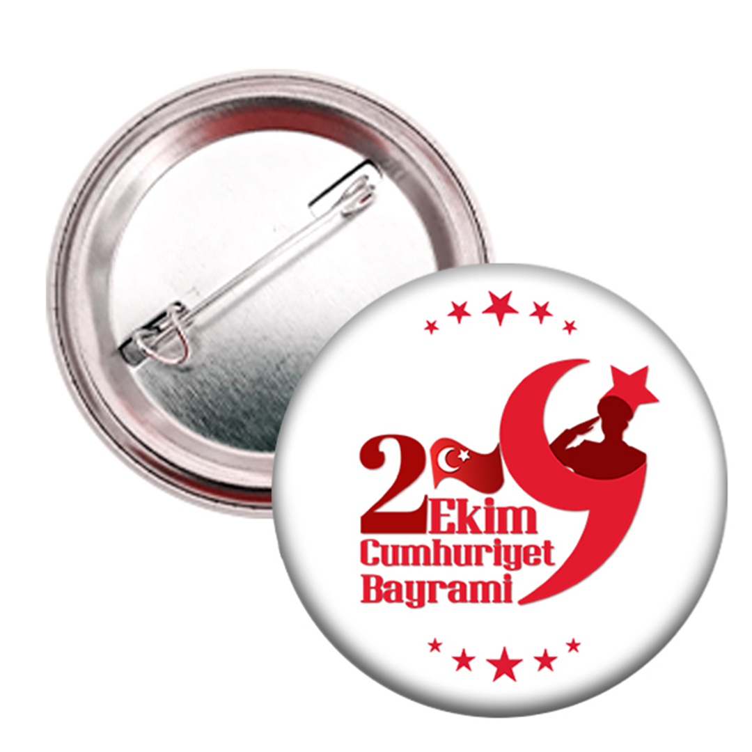 29 EKİM CUMHURİYET BAYRAMI ROZETİ 