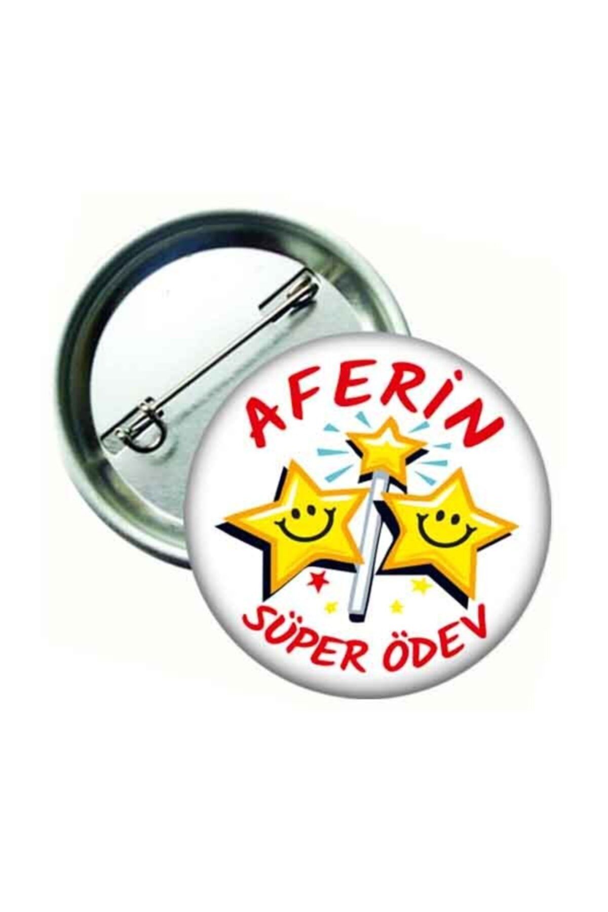 Aferin Süper Ödev Yaka Rozeti 