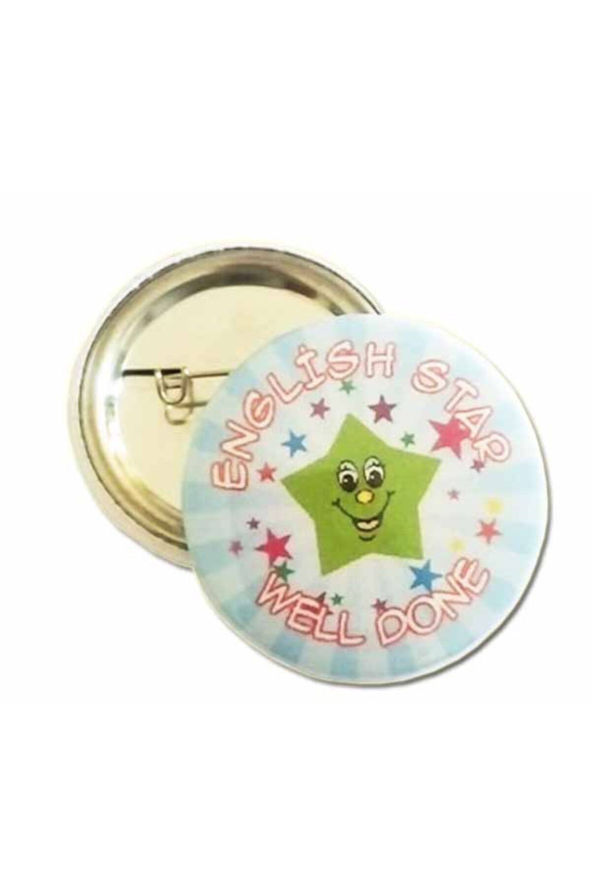 English Star Well Done Öğrenci Rozeti 