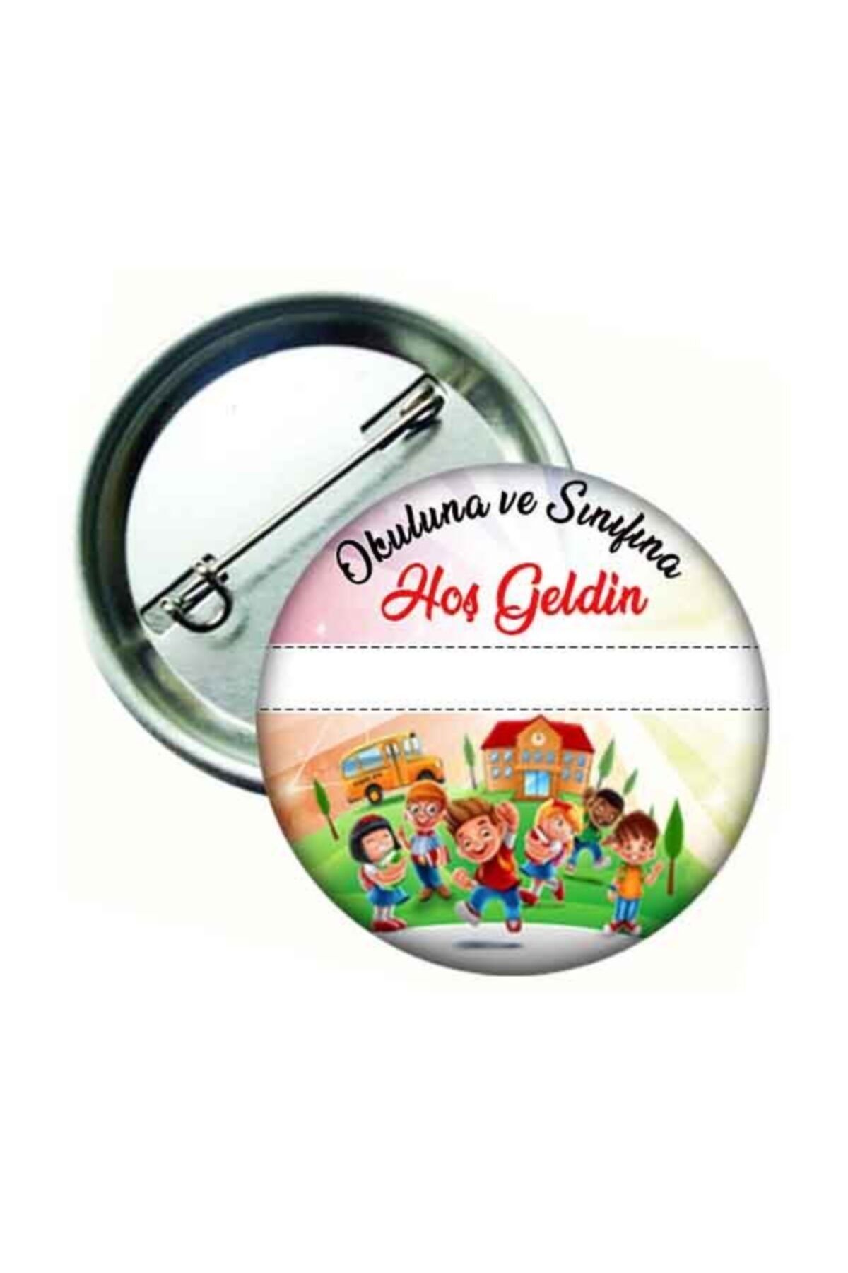 Okuluna Ve Sınıfına Hoş Geldin Öğrenci Yaka Rozeti
