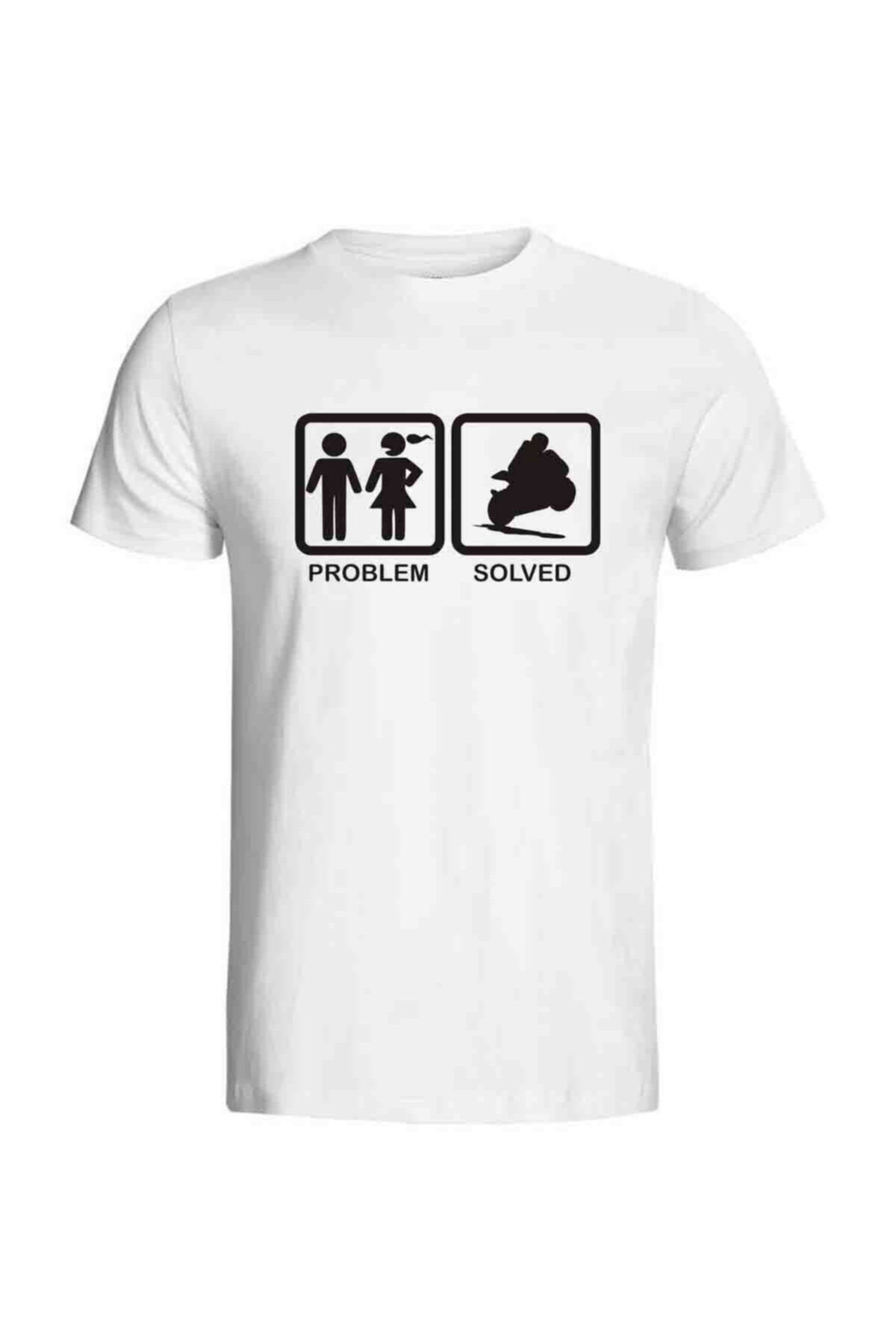 Problem Solved Baskılı Tshirt