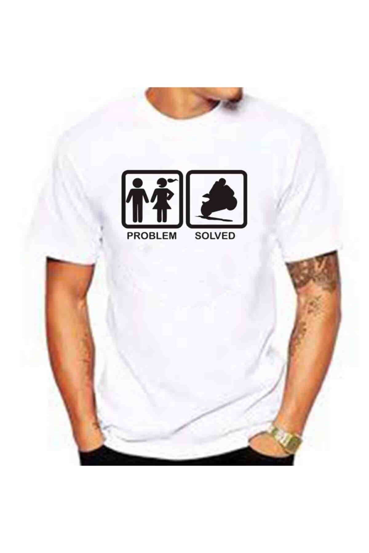 Problem Solved Baskılı Tshirt