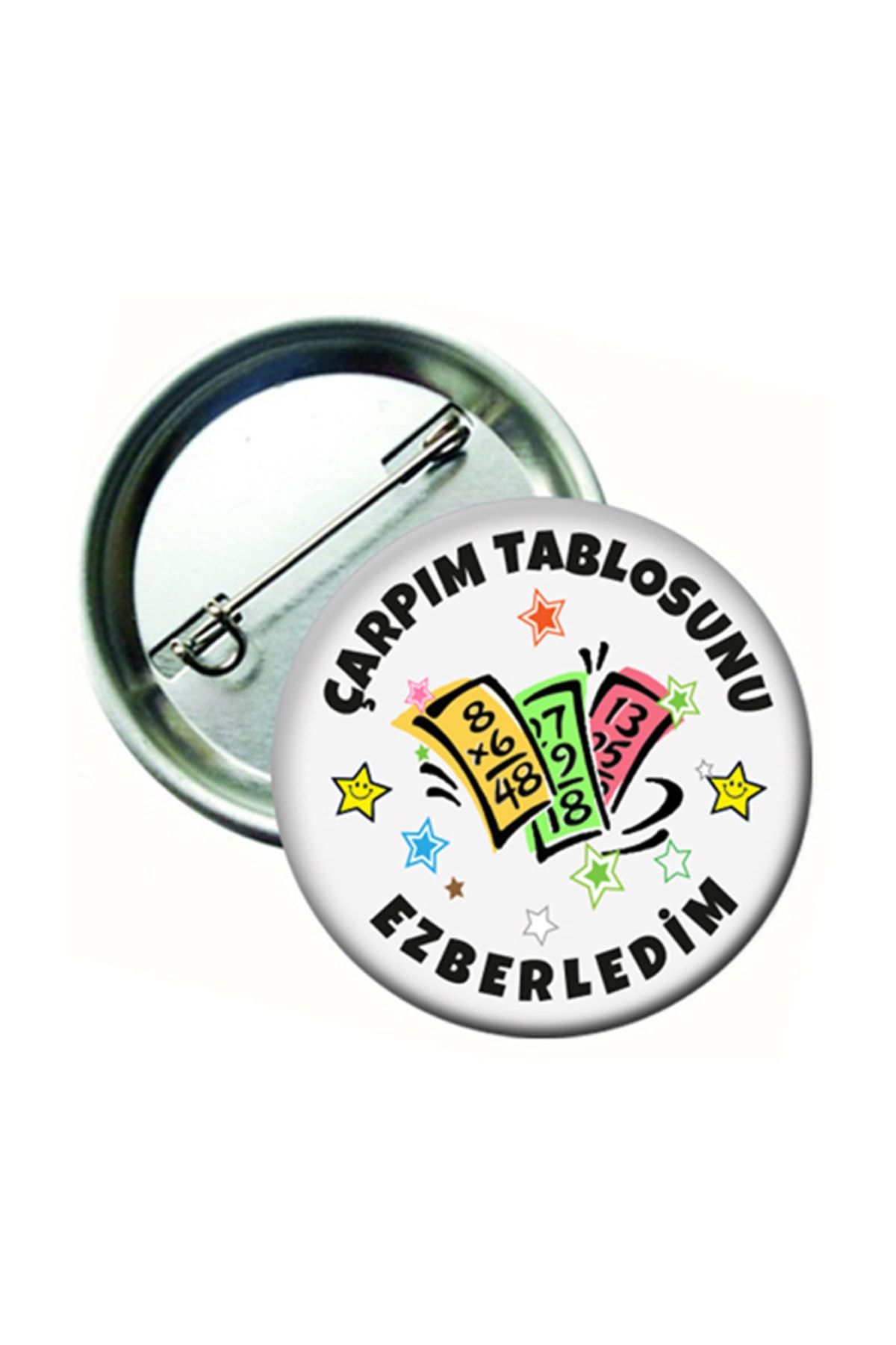 Çarpım Tablosunu Ezberledim Öğrenci Rozeti
