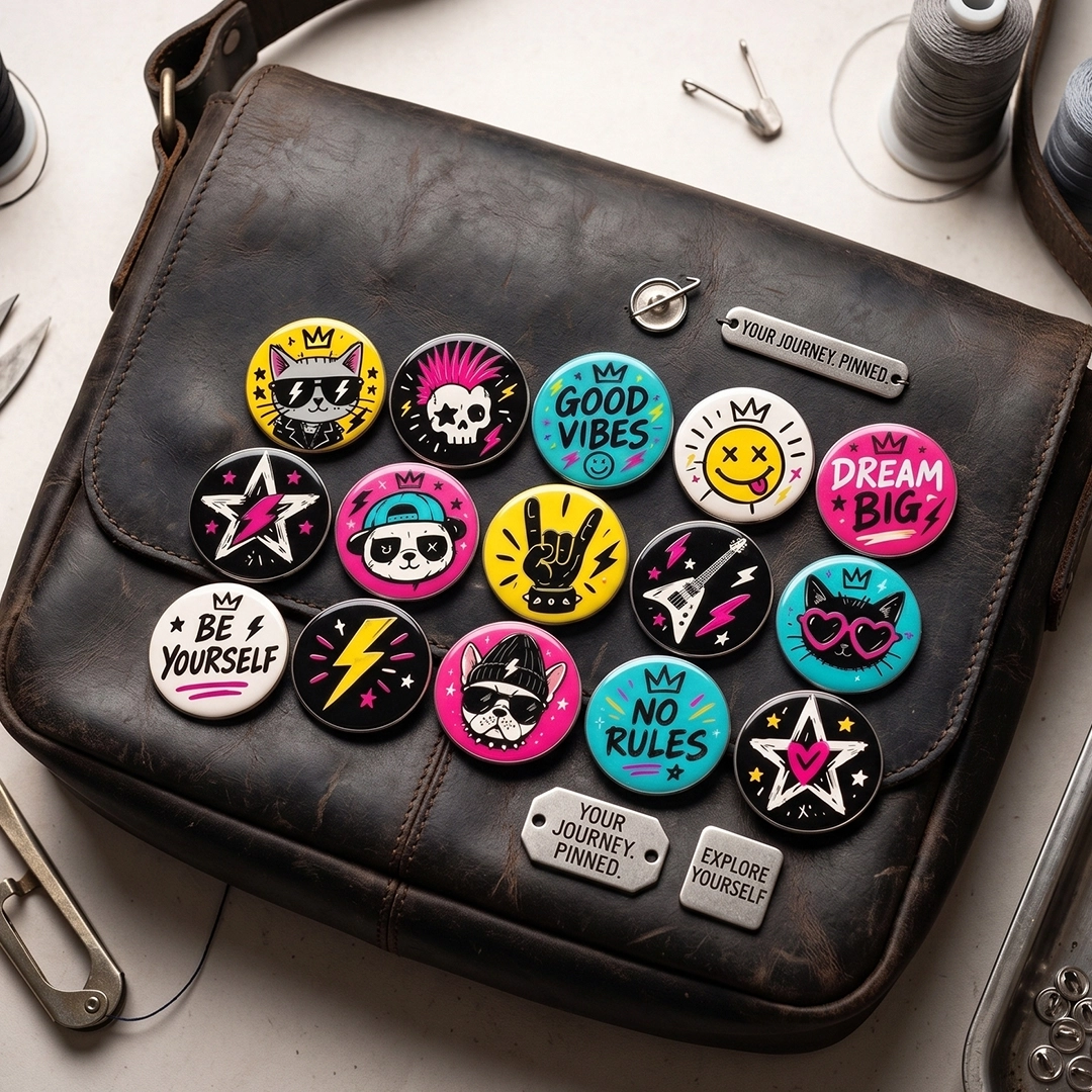 Punky Style 15’li Rozet Seti | 44 mm 