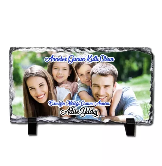 Anneler Gününe Özel Tasarım Doğal Taş Baskı