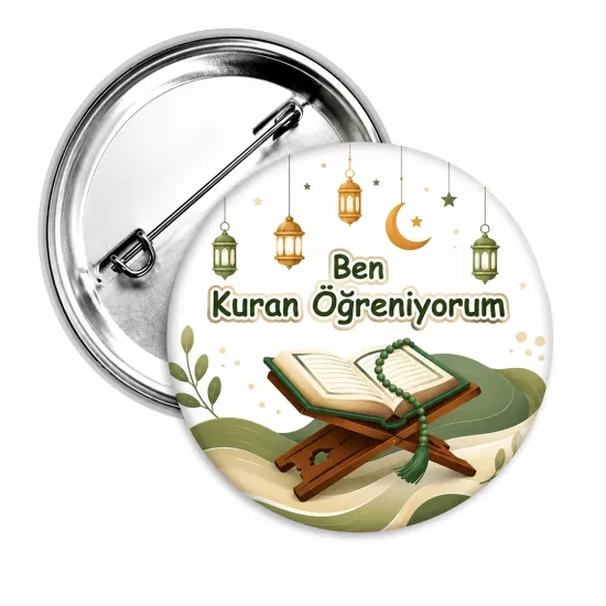 Ben Kuran Öğreniyorum Öğrenci Rozeti