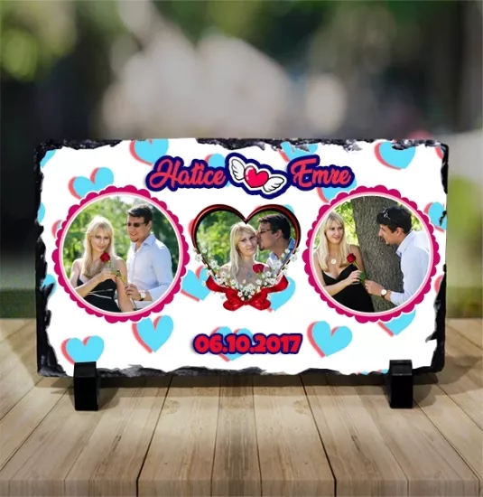 Kişiye Özel Fotoğraf Baskılı Doğal Taş