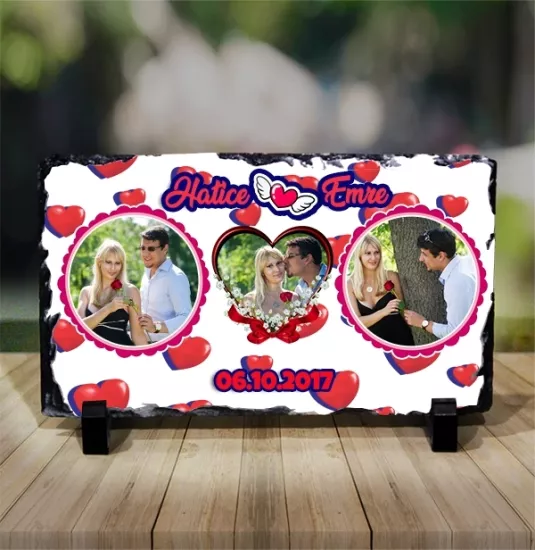 Kişiye Özel Fotoğraf Baskılı Doğal Taş