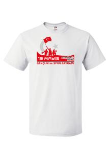 19 Mayıs Baskılı Tişört, Atatürk, Gençlik ve Spor