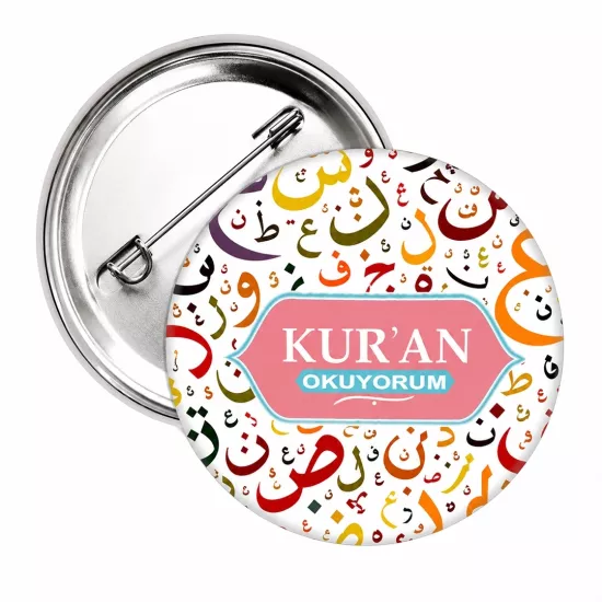 Kuran Okuyorum Öğrenci Rozeti 