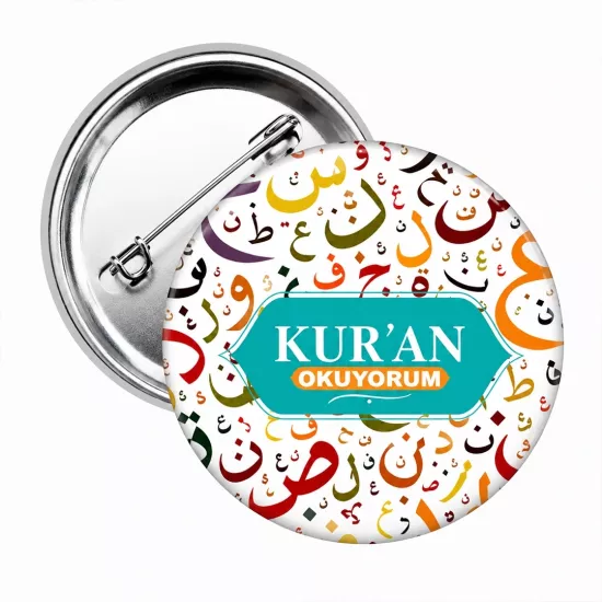 Kuran Okuyorum Öğrenci Rozeti 