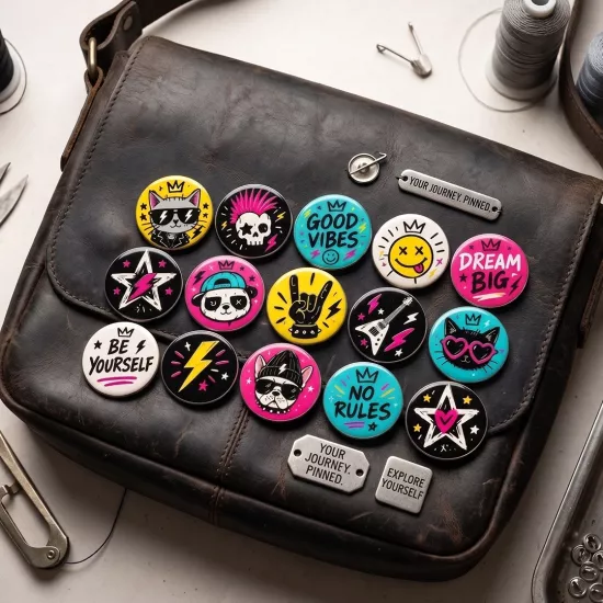 Punky Style 15’li Rozet Seti | Punky Style Rozet