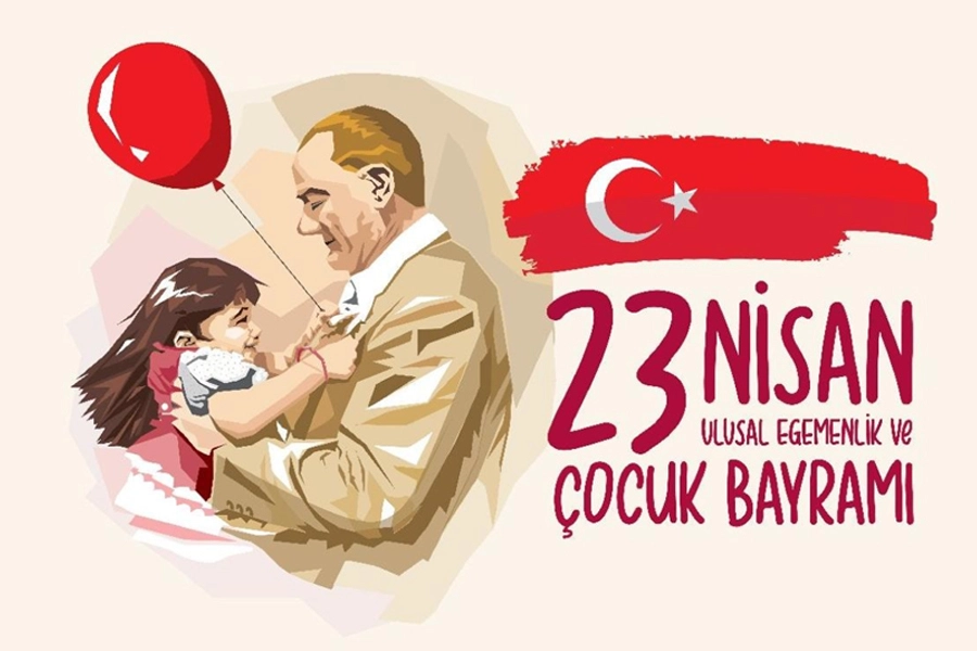 23 Nisan Ulusal Egemenlik ve Çocuk Bayramı Rozeti