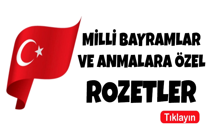 milli bayramlar ve anma günleri rozetleri okul rozeti