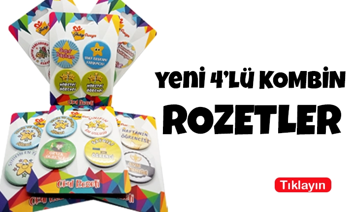4’LÜ KOMBİN ROZETLER